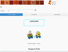 Tablet Screenshot of mondobimbi.net